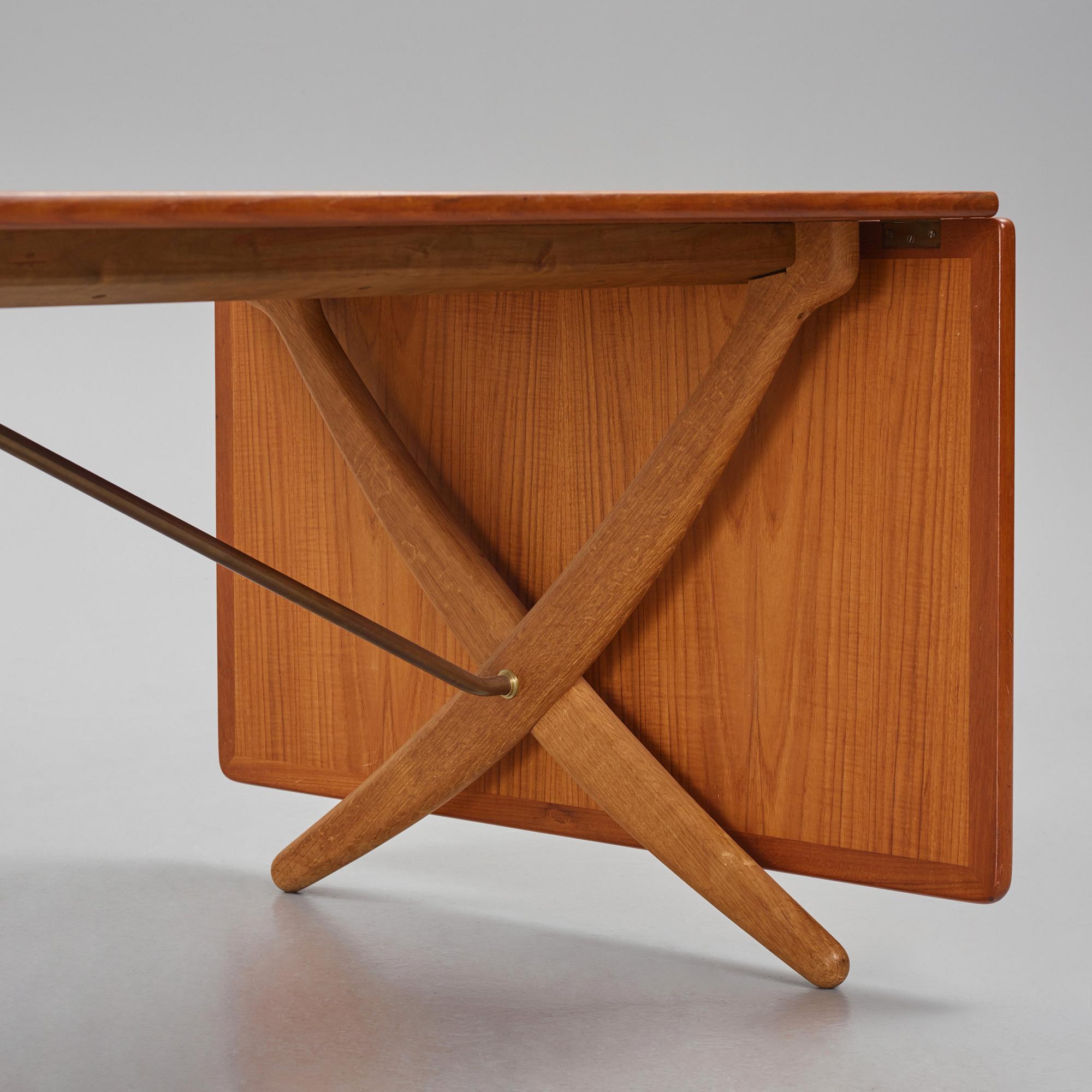 Hans J. Wegner, matbord med klaffar, "AT-314", Andreas Tuck, Danmark 1950-60-tal.