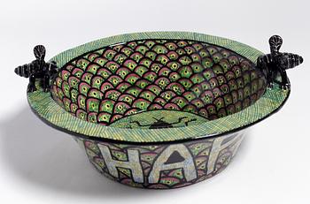 21. Skål, "Insect Bowl", med dekor av insekter.