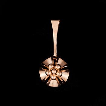 RING samt HÄNGE, 14K guld, Elis Kauppi Kupittaan Kulta 1973. Paino 10 g.