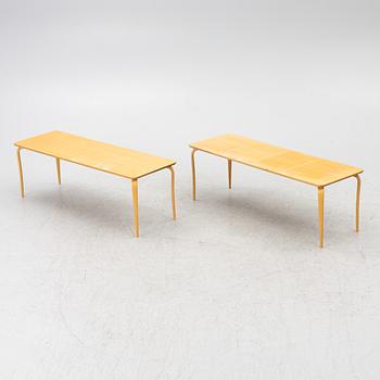 Bruno Mathsson, two 'Annika' tables, Bruno Mathsson International, Värnamo, Sweden.