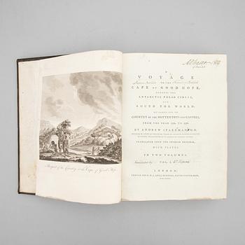 Sparrman’s voyage, English edition, 1785.