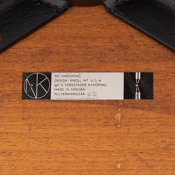 Florence Knoll, matbord, "Oval 96", Nordiska Kompaniet, daterat 1965.
