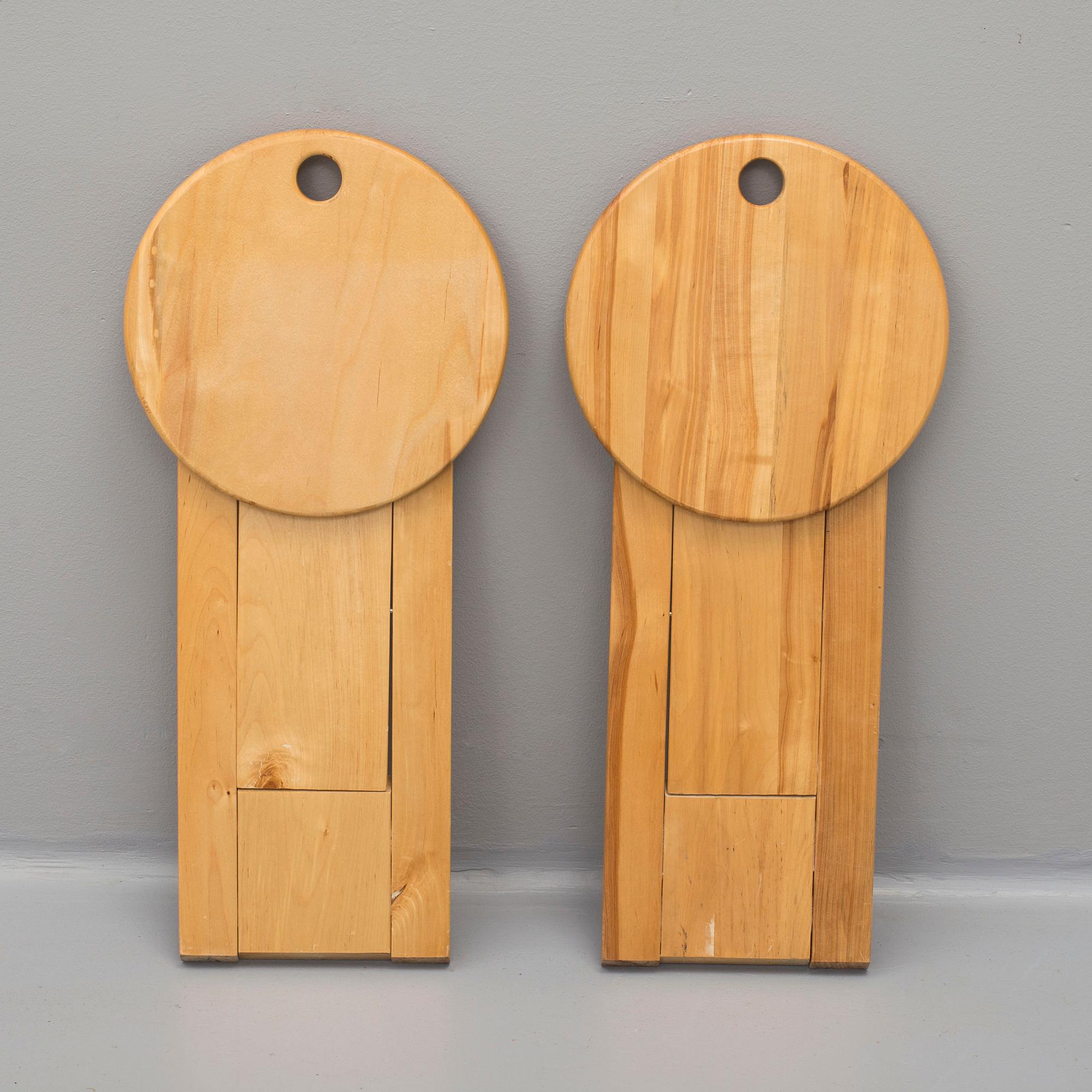 a pir of 'Suzy stools' by Adrian Reed for Princes design Works 1980-1989.