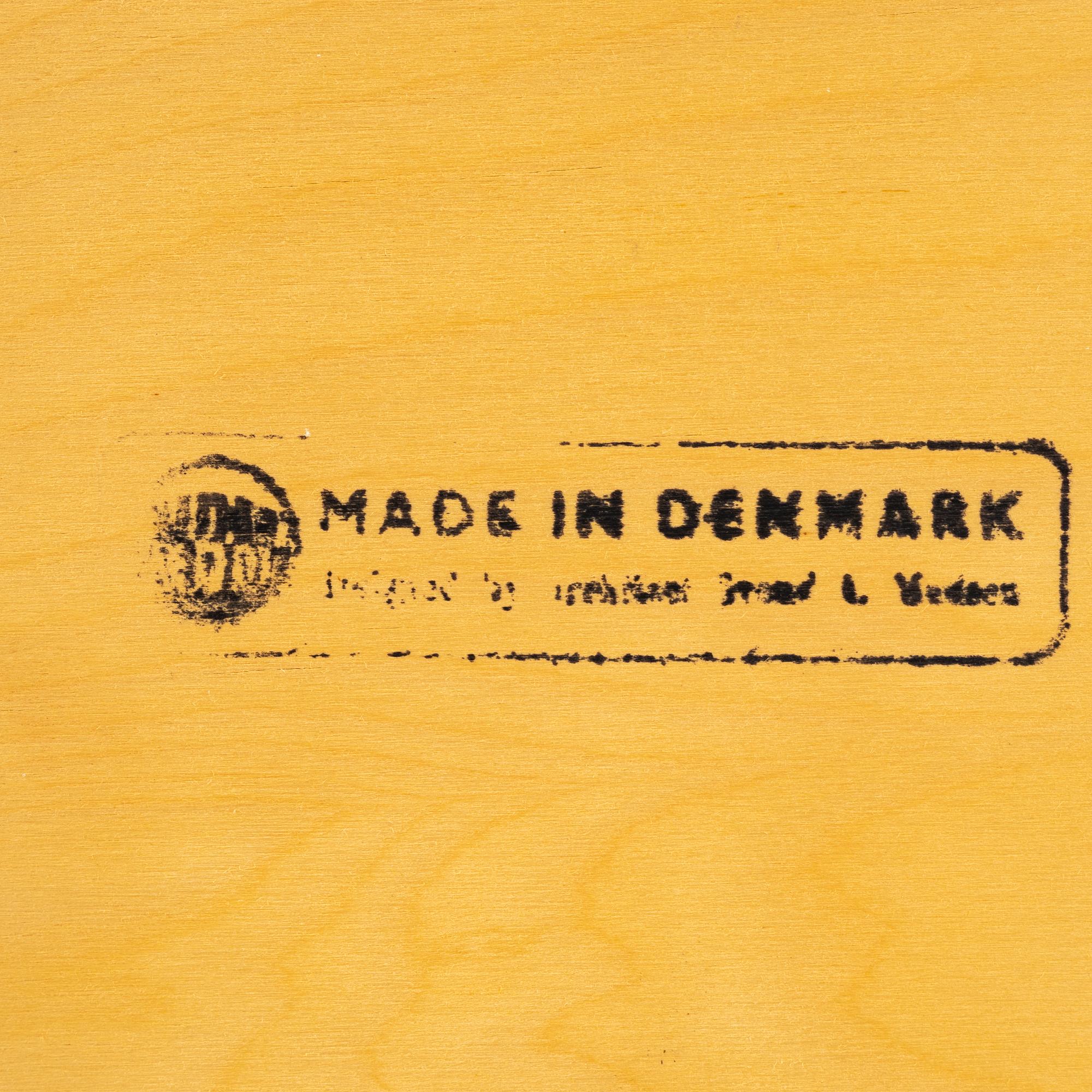 Svend Åge Madsen, a teak veneered dressing table, Denmark, 1960's.