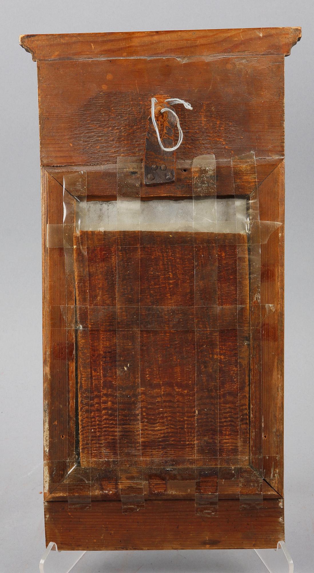 SPEGEL, empire, Söderhamns Hallstämpel á tergo. 1800-talets mitt.