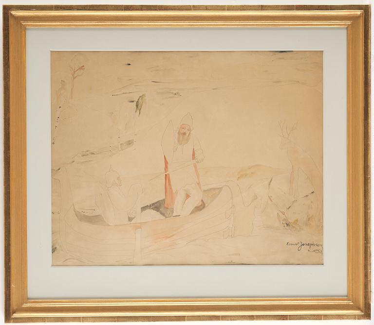 Ernst Josephson, Figurkomposition.