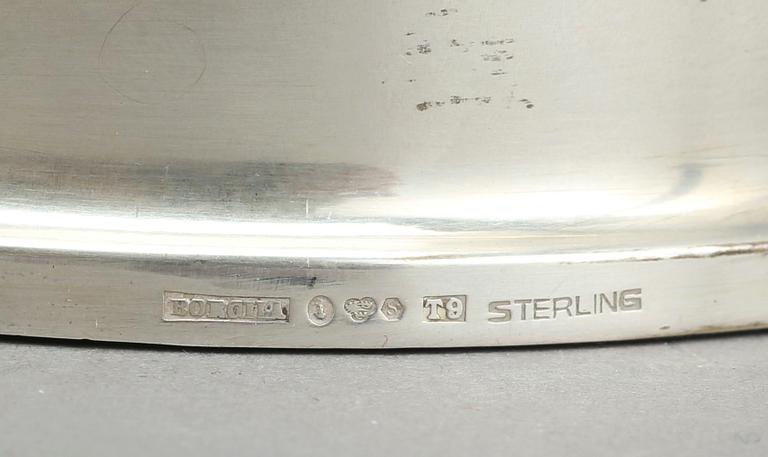 COASTER, sterlingsilver, Borgila, Stockholm, 1969.