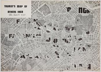 Sten Hanson, "Tourist's map of Athens".