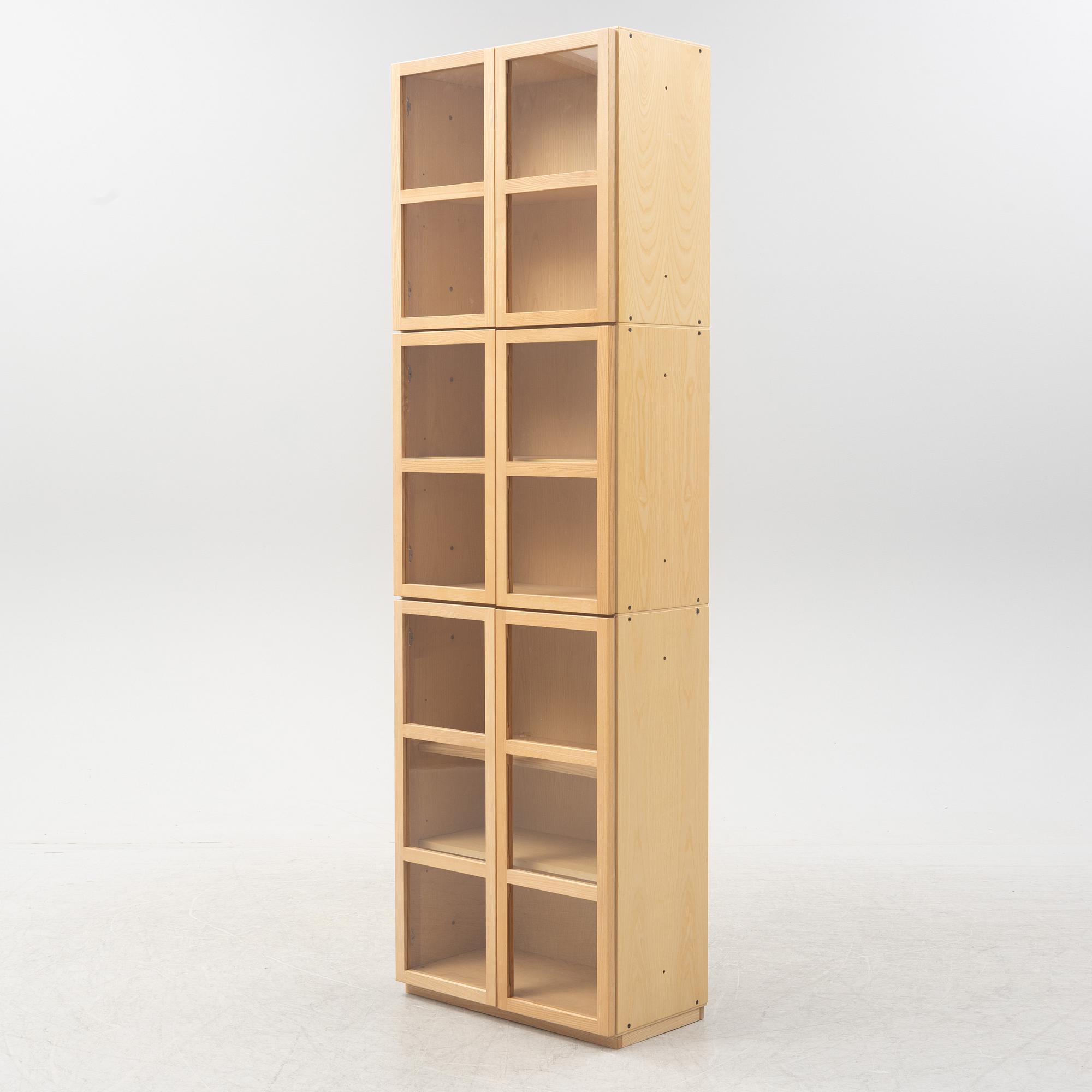 Titti Fabian, an oak veneered sideboard or book case, "Book", The Ideal Form Team, Italy.
