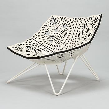 Louise Campbell, a 21st century lounge chair 'Prince chair' for Hay, Denmark.