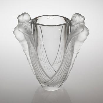 A Lalique glass vase, "Aurora", numbered 060/188 from the 21st century.