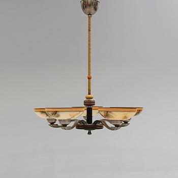 TAKLAMPA, 1900-talets första hälft. Höjd ca 80 cm.