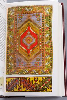 BÖCKER 7 st samt häfte, om mattor, bla "Orientaliska mattor" av Knut Larsson.