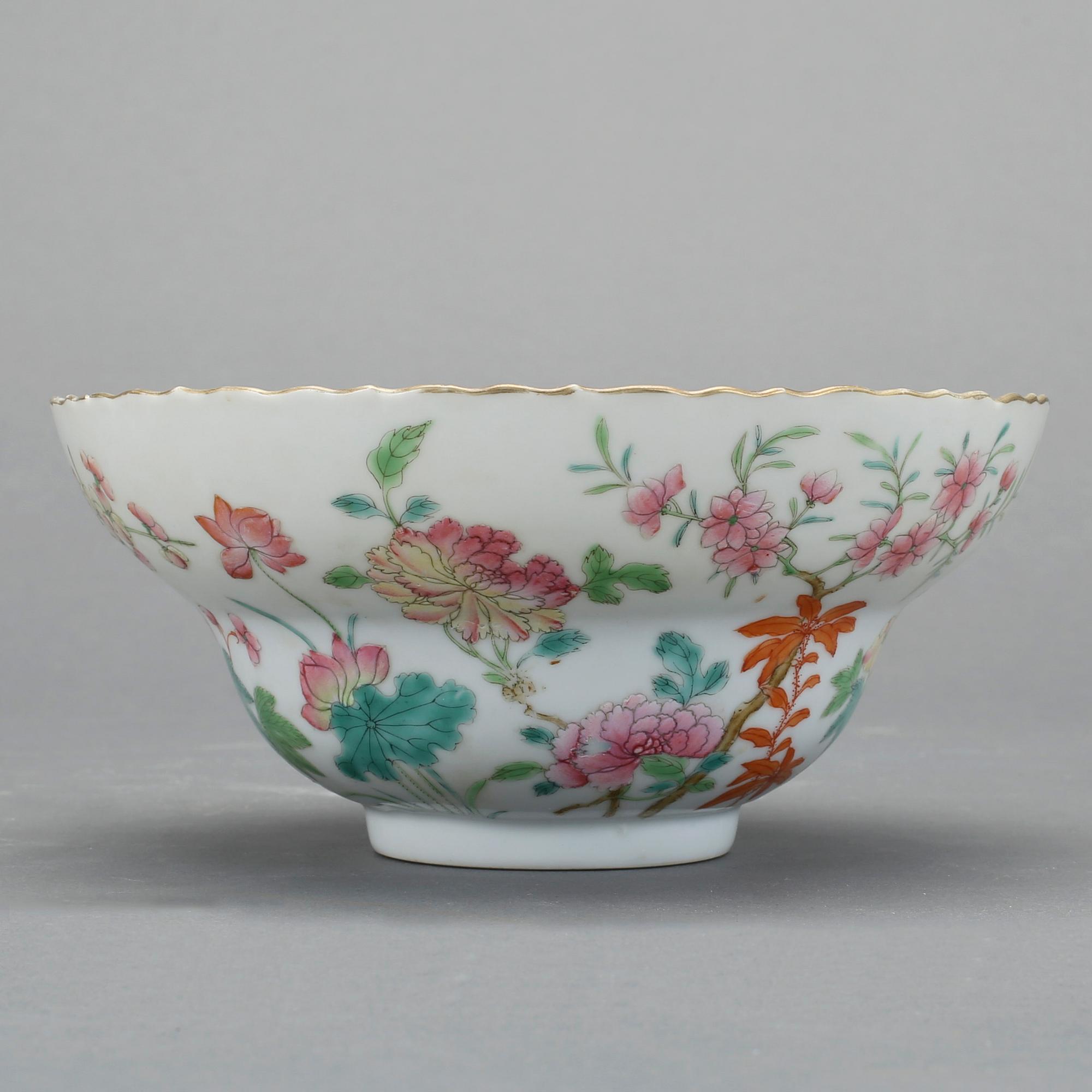 SKÅL, porslin, Kina, 1800-tal.