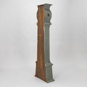 A Gustavian early 19th-century longcase clock by Assar Jacobsson, Sweden.