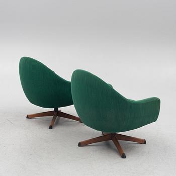 Armchairs, a pair, third quarter of the 20th century.