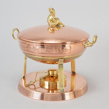 A copper glögg pot by Gustav Eriksson from around year 1900.