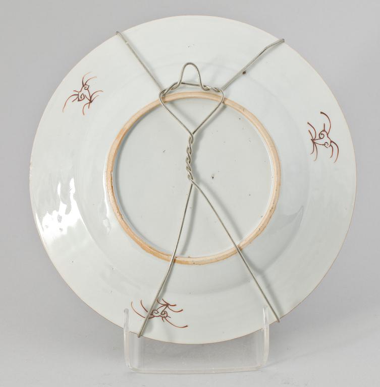 TALLRIKAR, 4 st, porslin, Kina, Qianlong, 1700-tal.