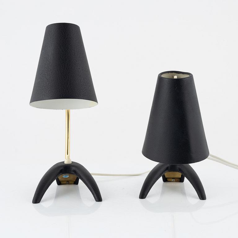 A pair of table lights from EWÅ, mid 20th Century.