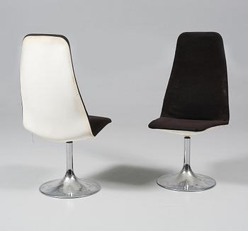 STOLAR, 5 st, "Viggen" Johanson Design AB, Markaryd, 1980-tal.