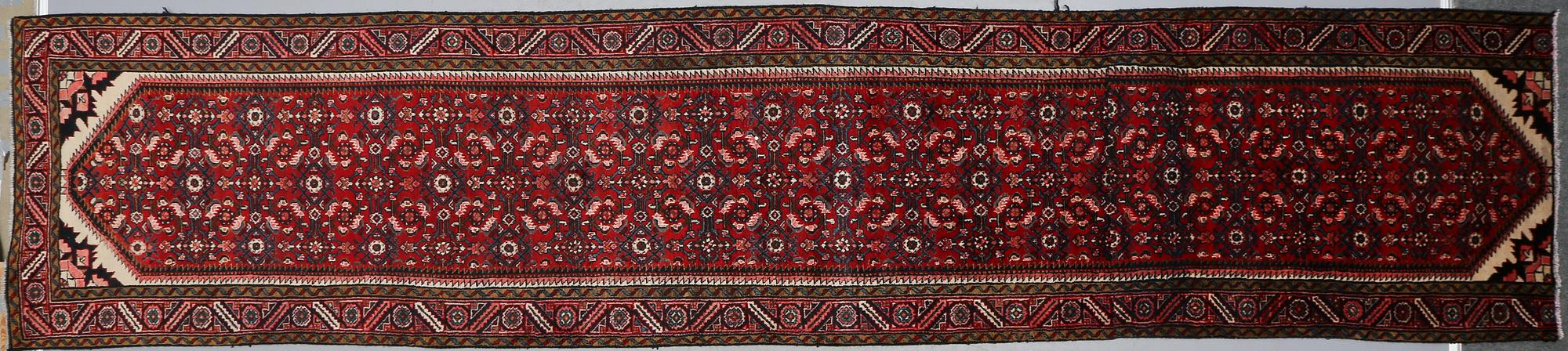 GALLERIMATTA, Hamadan, 465 x 101 cm, modern tillverkning.