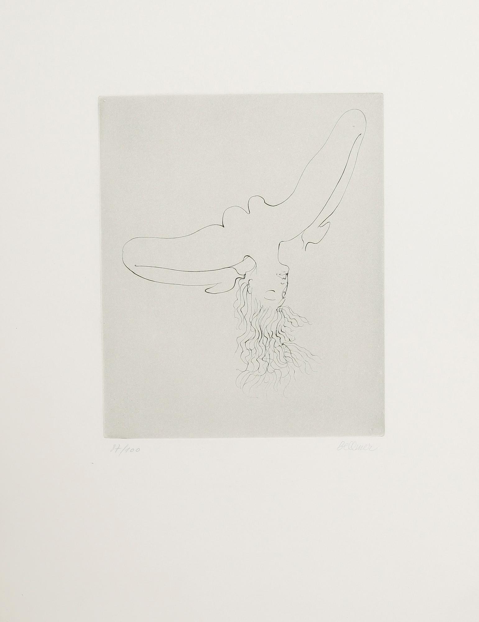HANS BELLMER, 7 st, etsningar, signerade och numrerade 87/100.
