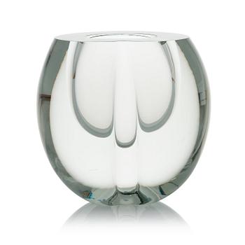 TIMO SARPANEVA, GLASSKULPTUR, "Claritas", signerad Timo Sarpaneva Iittala 1991.