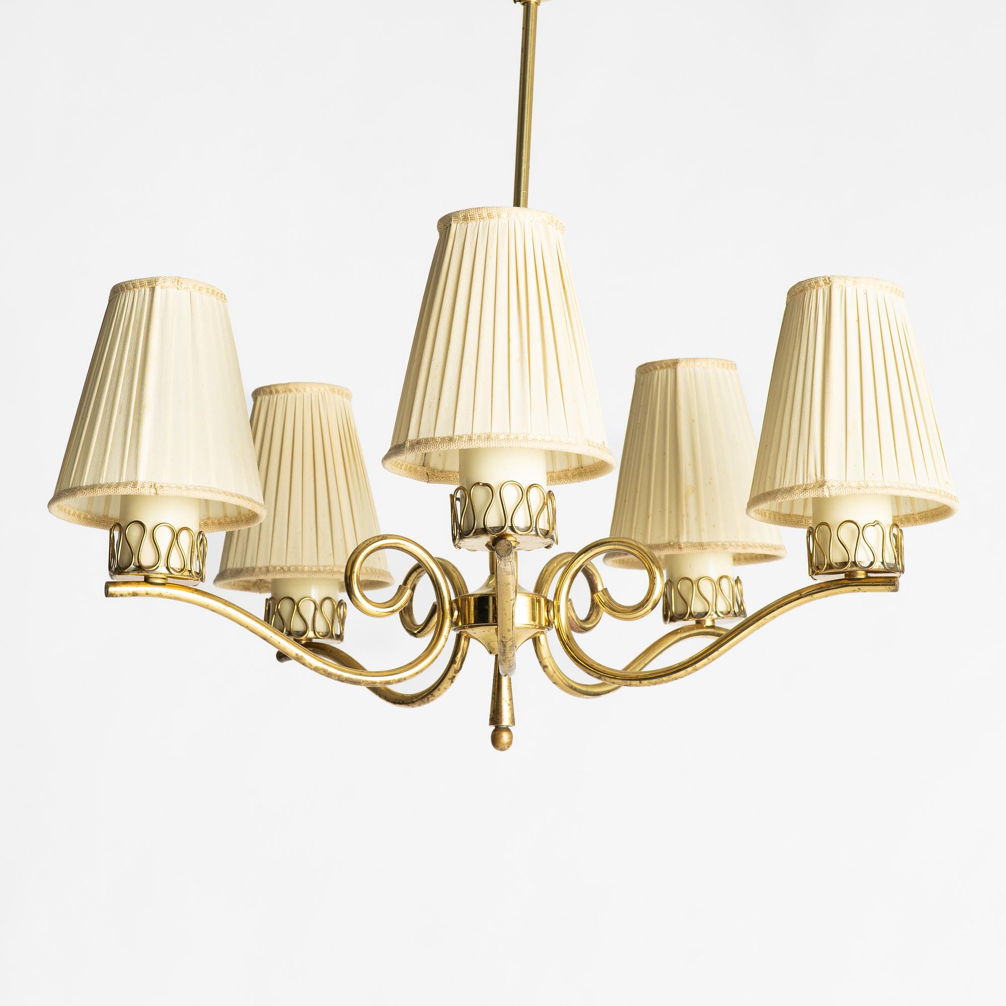 Ceiling lamp, 1950s.