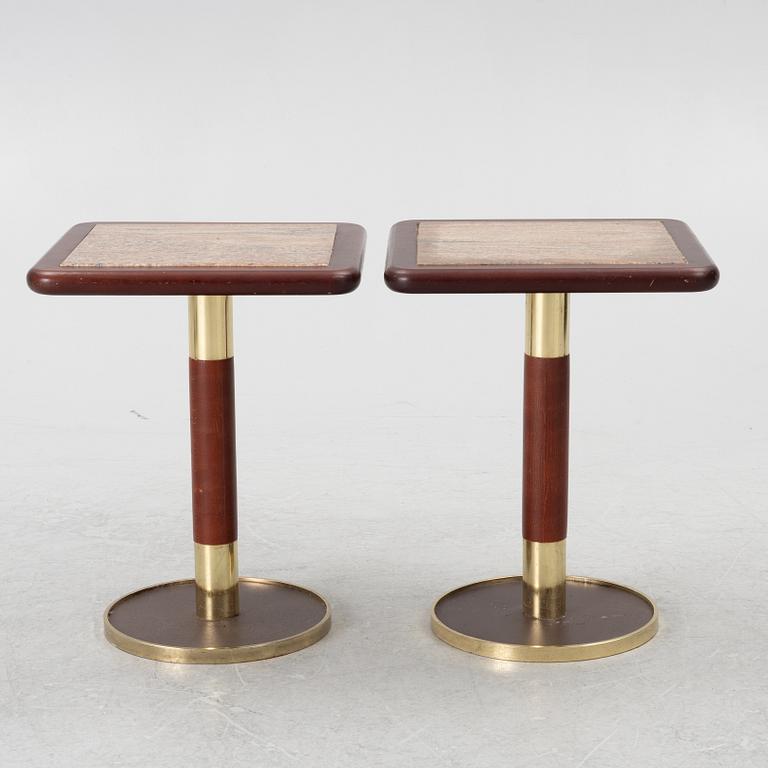 Sidobord, ett par, 1970-tal.