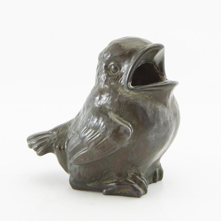 Just Andersen, skulptur/vas Fågel.