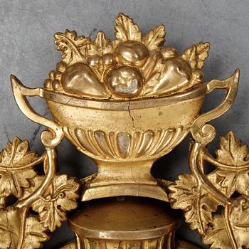 A Gustavian wall clock by Hans Wessman (active in Stockholm 1787-1805).