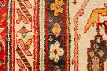 Matta, antik Indisk, sannolikt Agra, ca 467,5-474 x 369,5-374 cm.