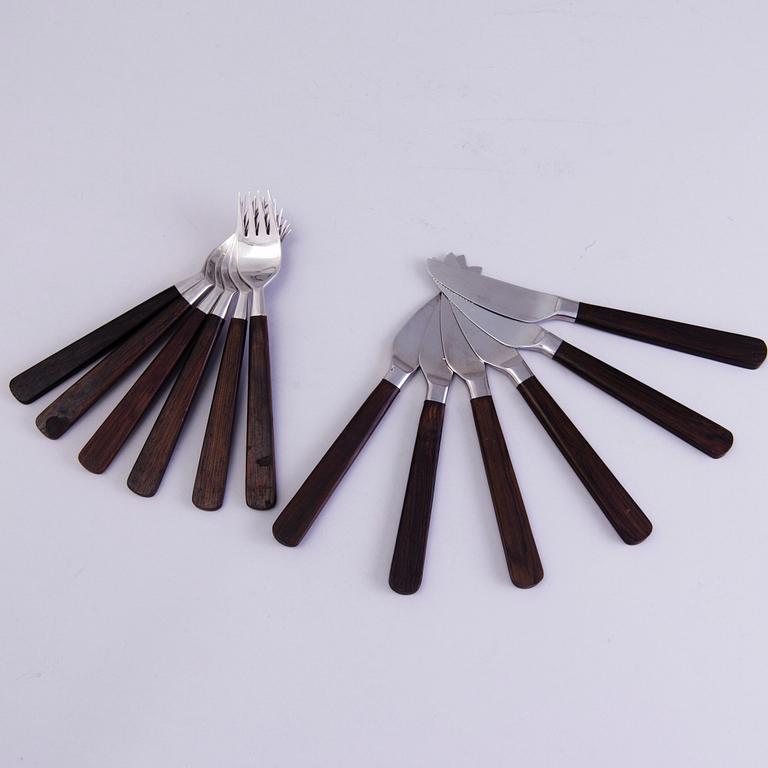 BERTEL GARDBERG, A 29-piece of 'Lion de Luxe' cutlery set for Hackman, Finland.