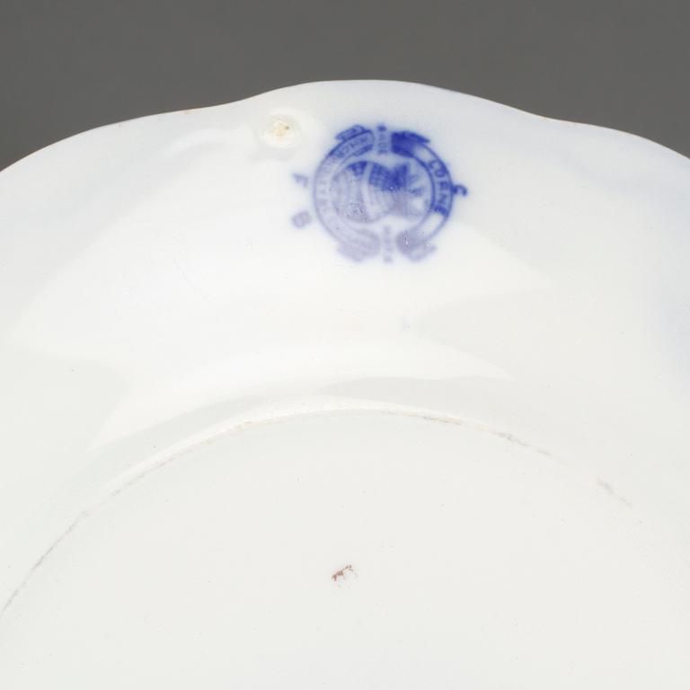 SERVISDELAR, 50 st, flintgods, "Lorne", Grindley, Staffordshire, England, 1900-talets början.