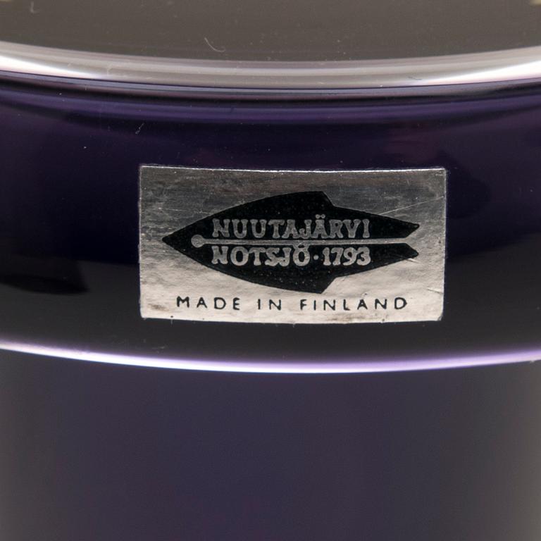 KARAHVI JA MALJAKKO, lasia, signeerattu "Timo Sarpaneva iittala 402" ja "Nuutajärvi Notsjö".