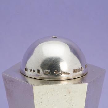 WIWEN NILSSON, salt and peppar, sterling silver, Lund 1952,