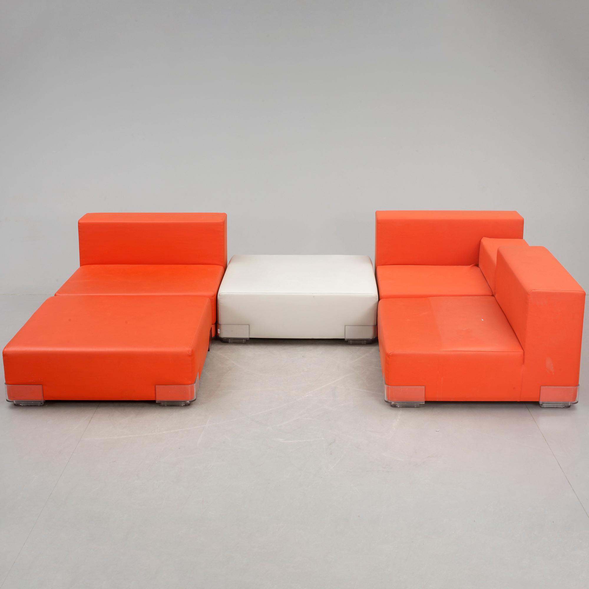 SOFFA, 5 delar, Piero Lissoni, Carlo Tamborini, Kartell, 2000-tal.