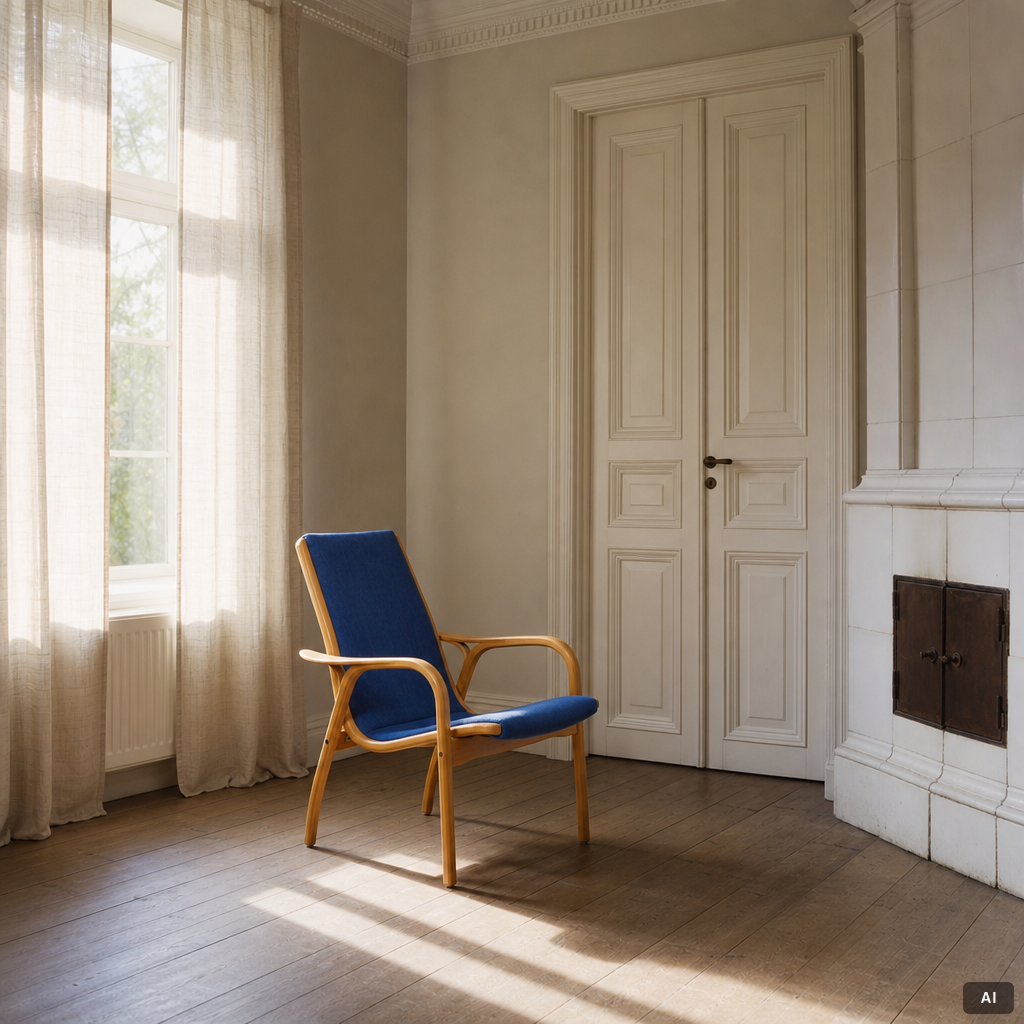 Yngve Ekström, a pair of 'Laminett' armchairs, Swedese, Sweden.
