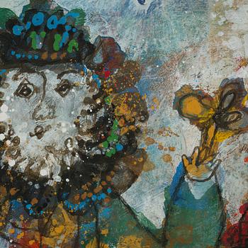 THEO TOBIASSE, gouache, signerad och daterad -76.