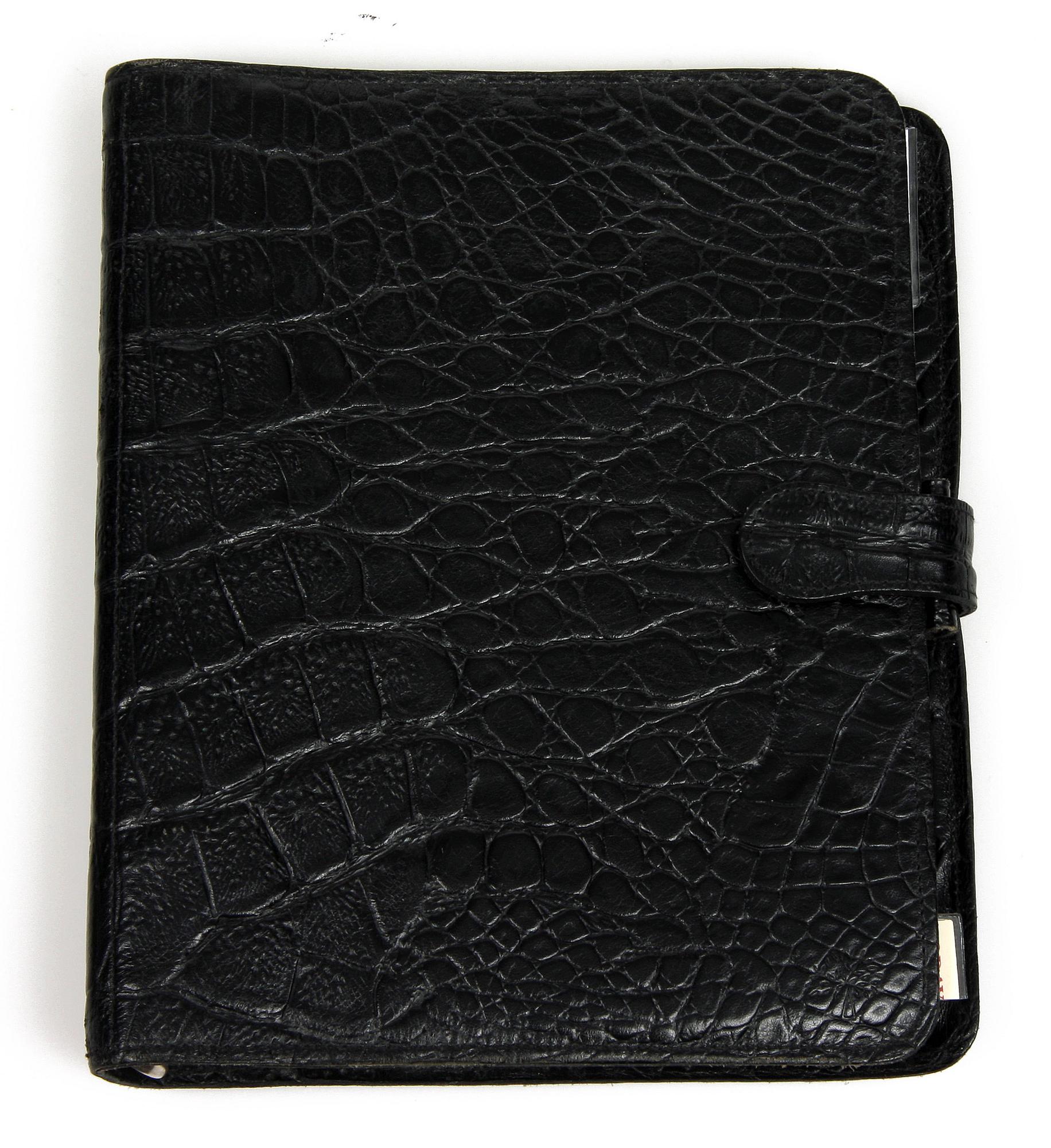 (klart) KALENDER, präglat skinn, Mullberry.