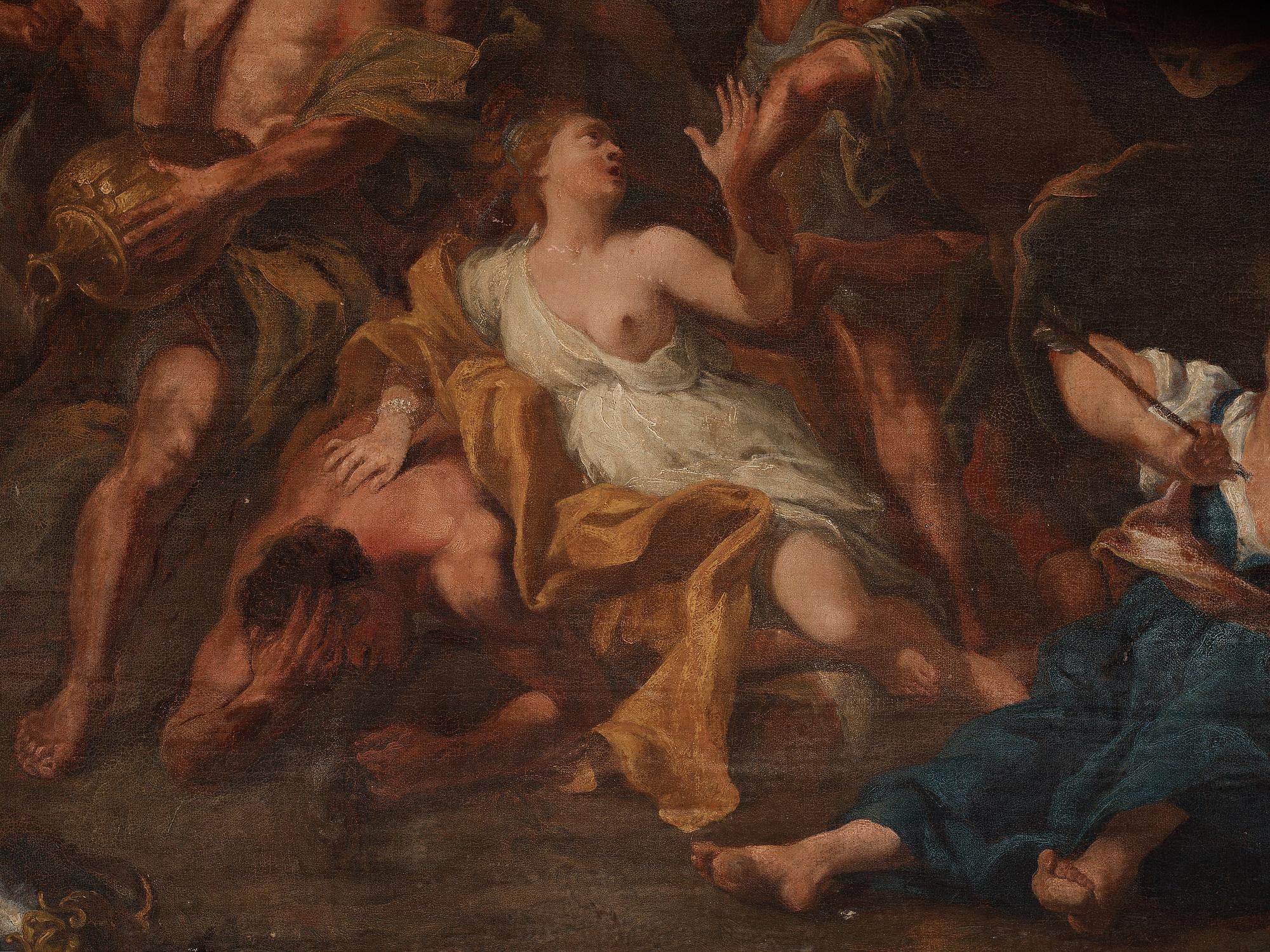JEAN FRANCOIS DE TROY, hans krets. Uppfordrad duk 92,5 x 129 cm.