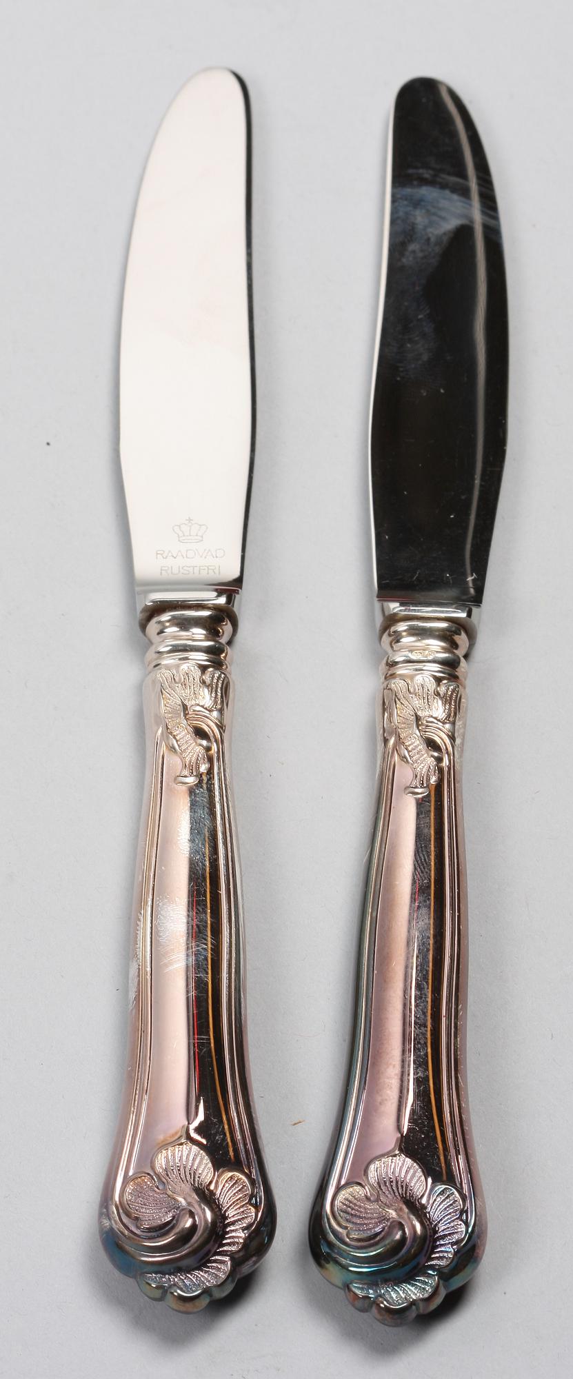 BESTICKSERVIS, silver, importstämplar.