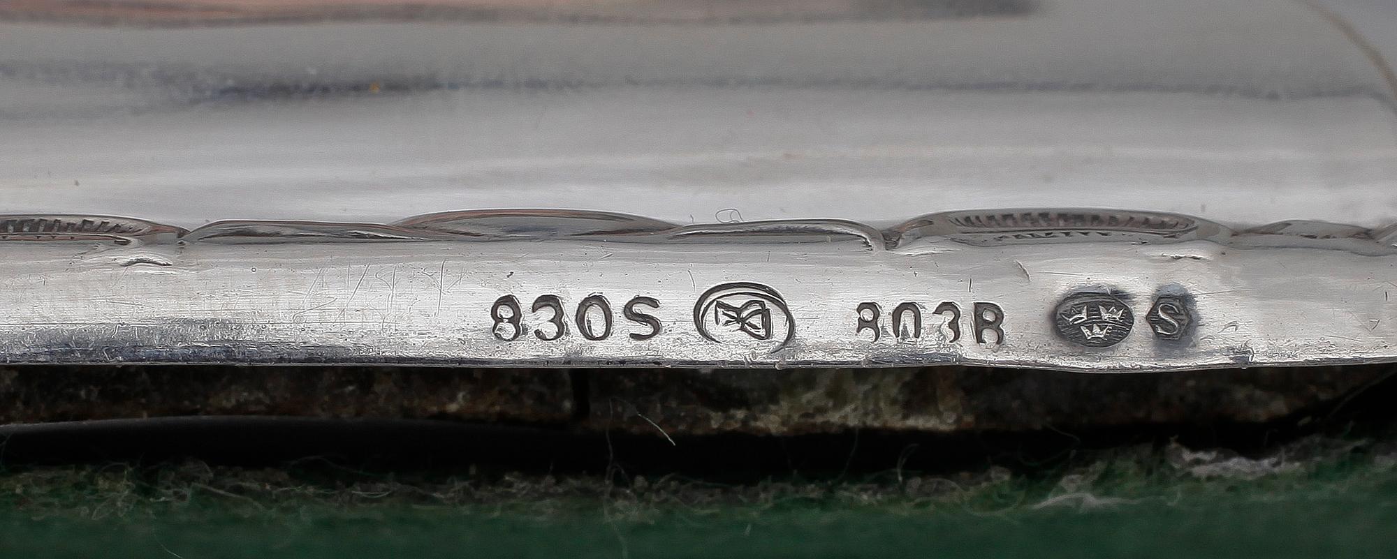 LJUSSTAKAR, ett par, silver, svenska importstämplar, 1900-talets andra hälft.