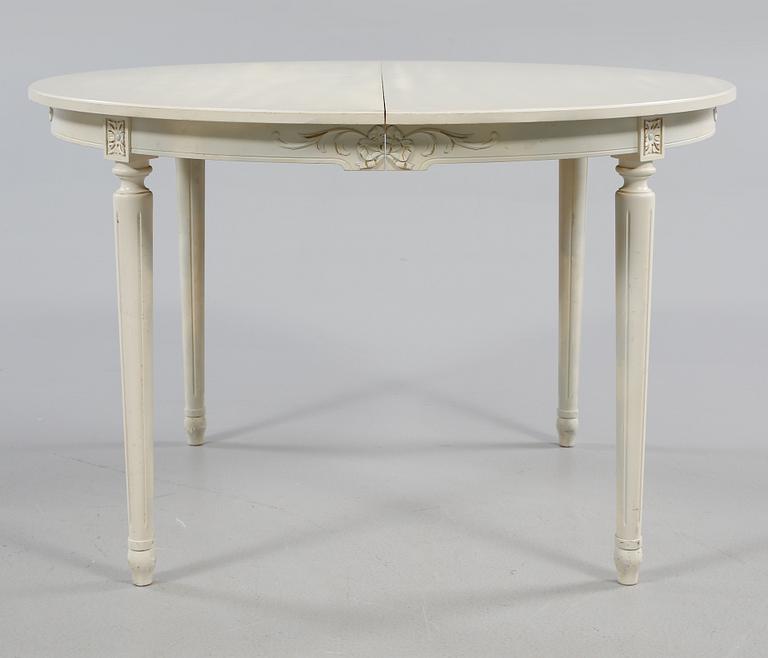 MATGRUPP, 5 delar, gustaviansk stil, 1900-talets andra hälft.
