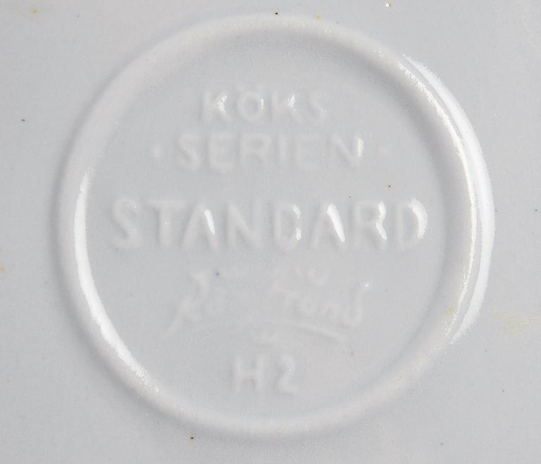 KRYDDSTÄLL, 14 delar,  flintgods, "Köksserien Standard", Rörstrand.