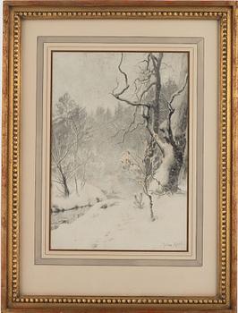 Johan Krouthén, Winter Landscape.