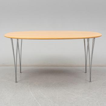 BRUNO MATHSSON & PIET HEIN, a "Superelips" table, Fritz Hansen, 1984.