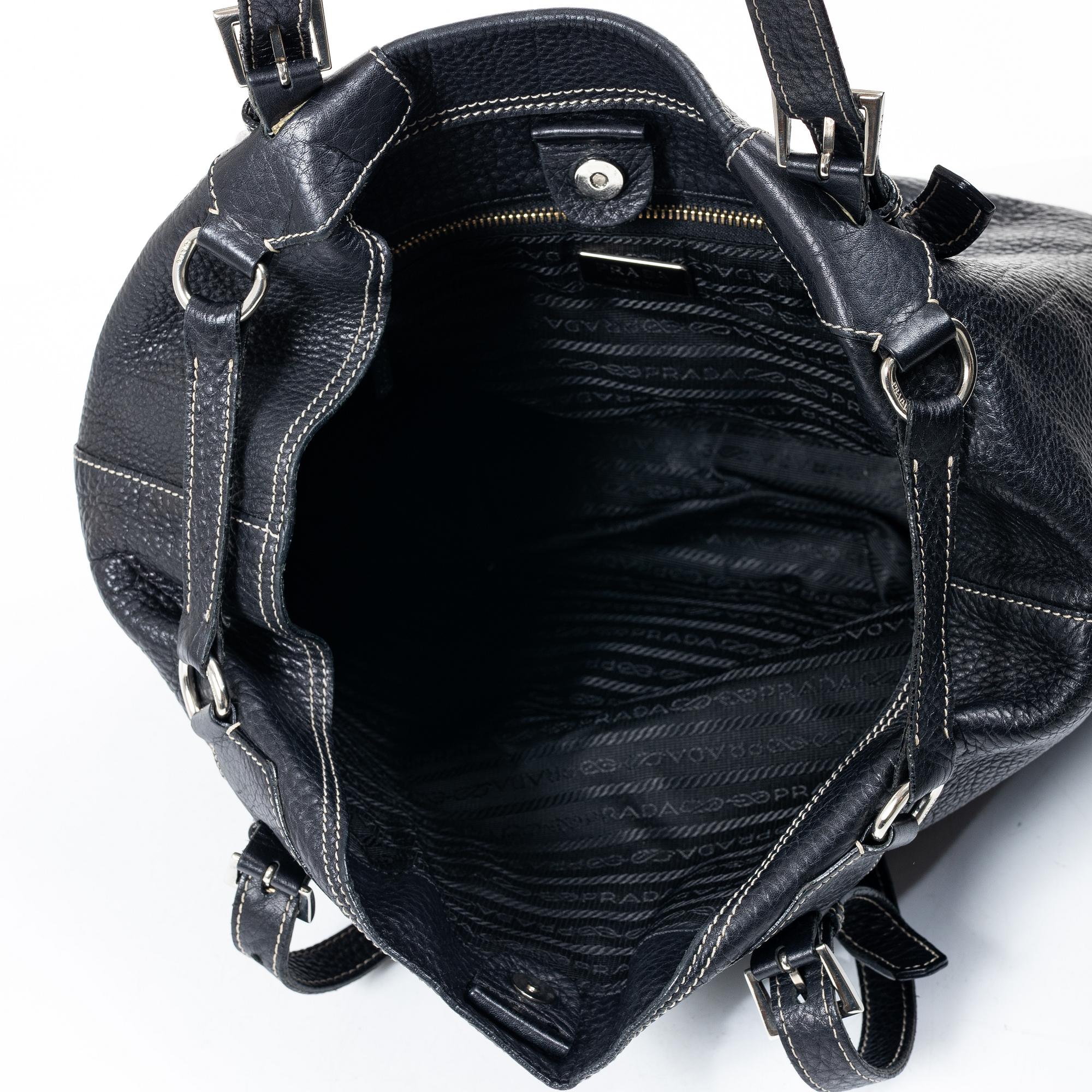 Prada, tote bag.