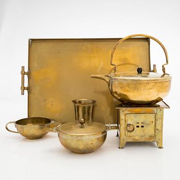 Jan Eisenlöffel, tillskriven, teservis, 6 delar, Wien efter 1902.