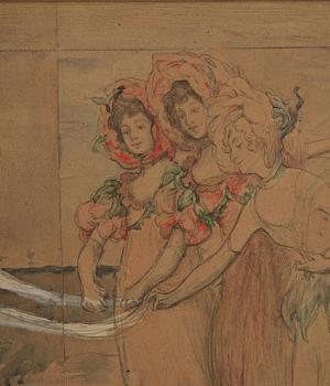 Georg Pauli/Hanna Hirsch-Pauli, Festival procession.